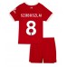 Liverpool Szoboszlai Dominik #8 Barnkläder Hemma matchtröja till baby 2023-24 Kortärmad (+ Korta byxor) Billigt
